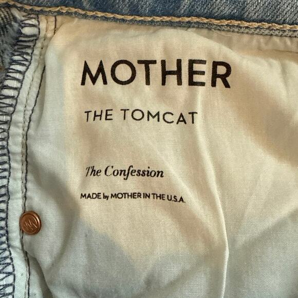 Women’s Mother Jeans The Tomcat High Rise Light Wash Ripped Size 27 - Picture 7 of 10